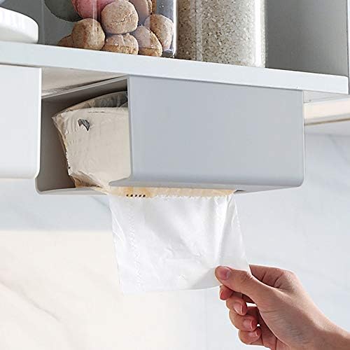 Enforose Toilet Paper Holder No Drilling Wall Mounted Organizer 1