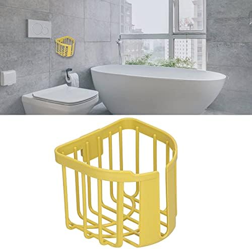 Jwthee Yellow Toilet Paper Holder with Drainage and Ventilation