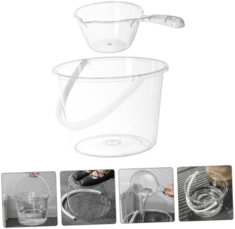 RORPOIR Large Capacity Plastic Water Bucket with Handle