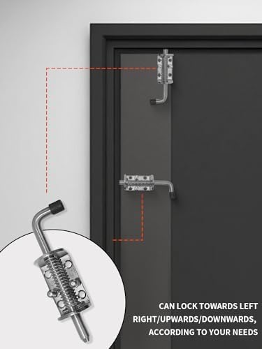 Quality Life Spring-Loaded Gate Latch Pin Claros