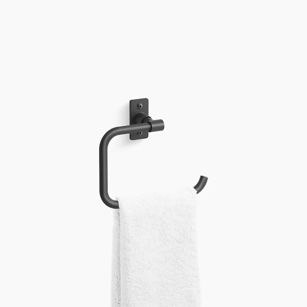 Kohler K35928-SN Castia Towel Ring 7-12 Polished Nickel