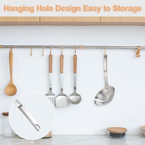 FJNATINH 145 Inch Stainless Steel Skimmer Ladle