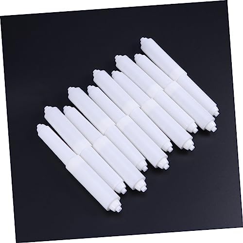 10pcs Plastic Toilet Paper Roll Holder with Spring Load