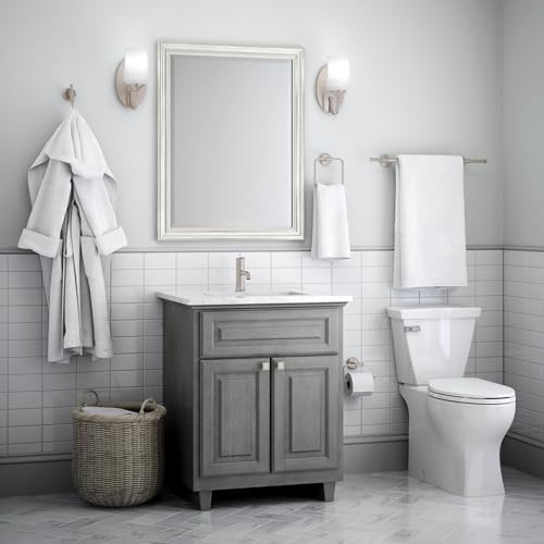 Delta Westdale Brushed Nickel Towel Ring Holder