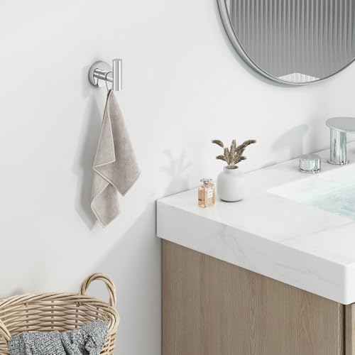 Angle Simple Bathroom Towel Hook Chrome