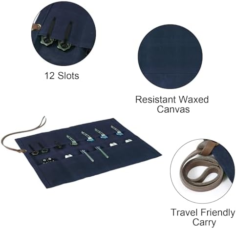 Baizoy Knife Display Bag with 12 Slots Blue