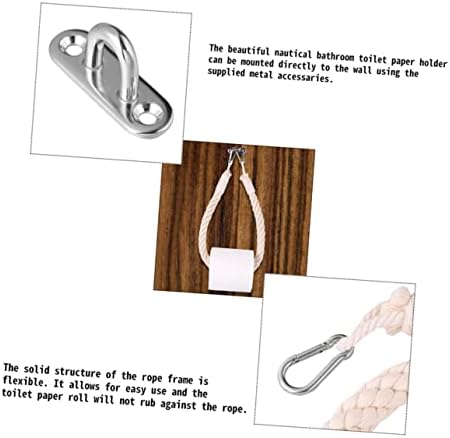 1Pc Cotton Rope Toilet Paper Holder Retro Design