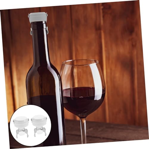 Zerodeko 2pcs Stainless Steel Wine Stoppers