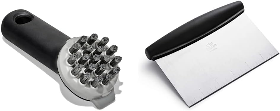 OXO Good Grips Cast Iron Brush and Stainless Steel Scraper Chopper