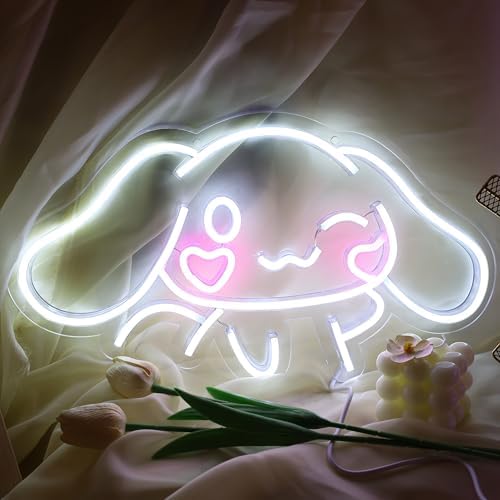 SHINEMYWAY Cinnamoroll Neon Sign USB Powered Wall Art