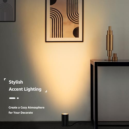 SUNVIE 2 Pack Floor Can Light Accent Lights with GU10 Bulbs
