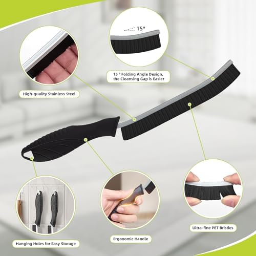SXhyf Hard Bristle Crevice Cleaning Brush - Multifunctional