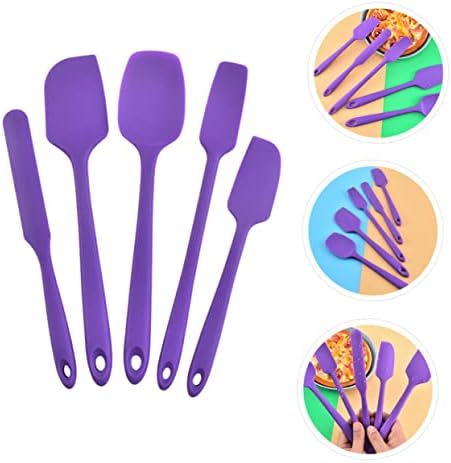 KICHOUSE 5pcs Silicone Spatula Baking Tool Set 1
