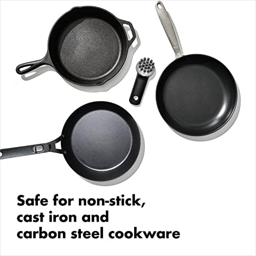 OXO Good Grips Cast Iron Brush and Stainless Steel Scraper Chopper