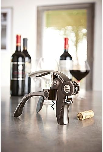 Peugeot Lever-Style Corkscrew with Foil-Cutter Basalt 1