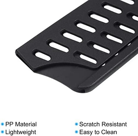 PATIKIL 5 Pack PP Knife Edge Guards for 8 Chef Knife Black