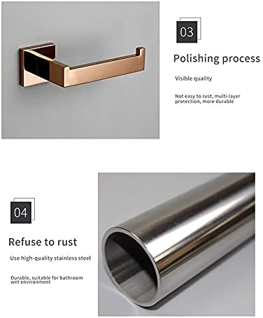 TYZK Rose Gold Wall Mounted Clothes Hook