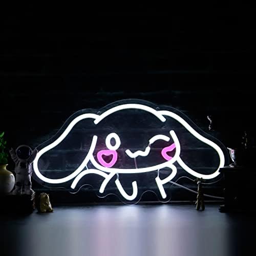 SHINEMYWAY Cinnamoroll Neon Sign USB Powered Wall Art