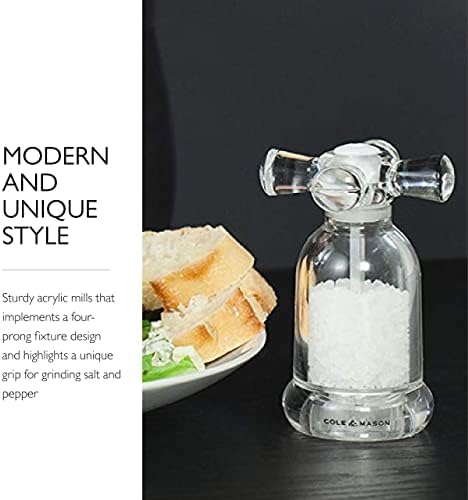 Cole Mason Acrylic Salt and Pepper Mill Set