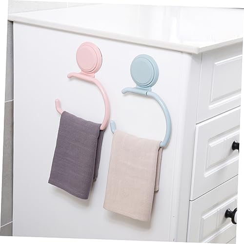 NUOBESTY 1Pc Nail Wall Mounted Tissue Holder Nordic Blue Design