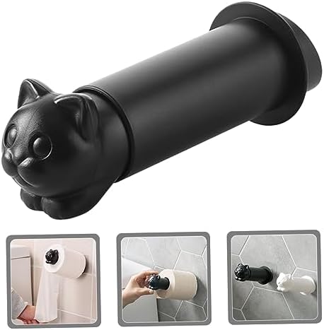NUOBESTY Cat Wall-Mounted Paper Roll Holder