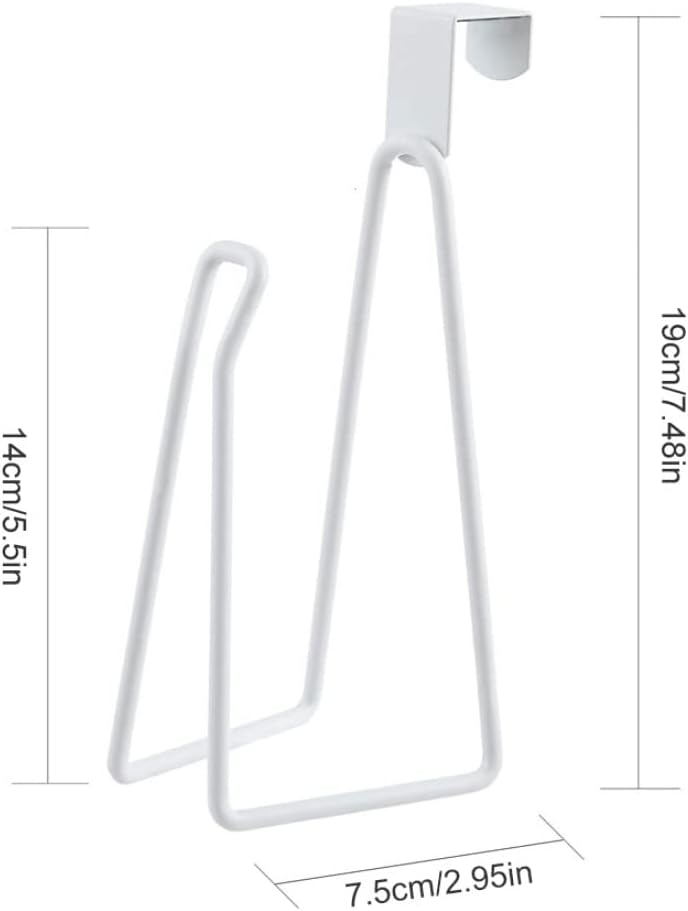 Wedhapy Toilet Roll Holder Over The Tank - White
