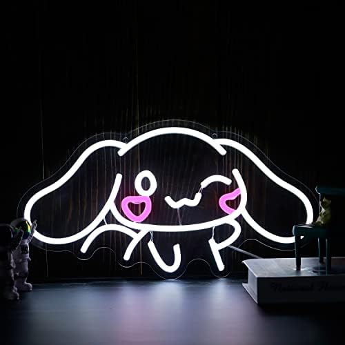 SHINEMYWAY Cinnamoroll Neon Sign USB Powered Wall Art