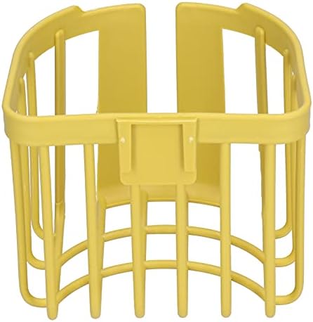Jwthee Yellow Toilet Paper Holder with Drainage and Ventilation