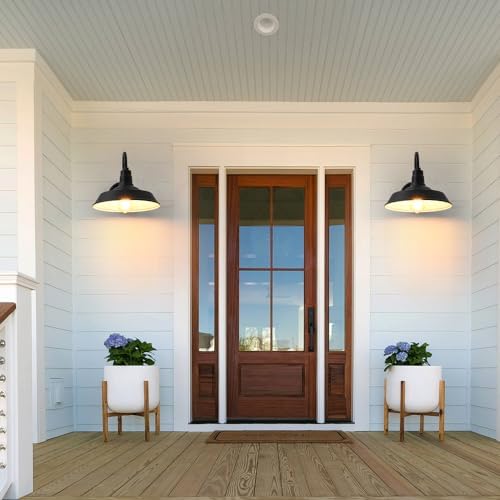 Double Century 2-Pack Barn Light Outdoor Wall Sconce