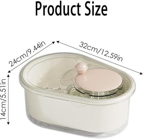 Rogess Fruit Cleaner Spinner with Lid 2025 Efficient Rotary Wash
