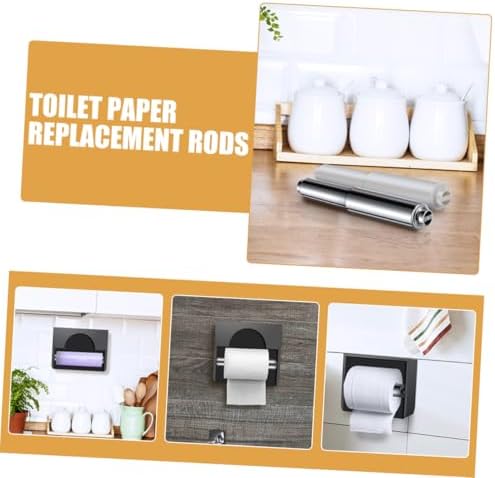 Mobestech Universal Spring Paper Towel Holder Rod
