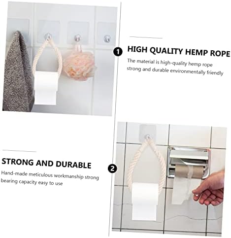 Rope Hanging Toilet Paper Holder Wall Mounted