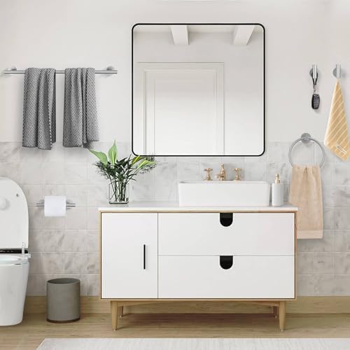 5 Piece Brushed Nickel Towel Bar Set