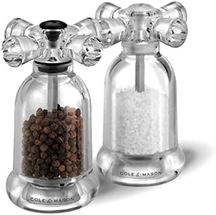 Cole Mason Acrylic Salt and Pepper Mill Set