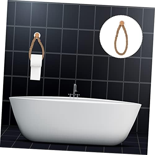 KONTONTY 1Pc Rope Toilet Paper Holder Space Saving 1