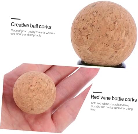 4 Pcs Yellow Wooden Wine Bottle Stopper Tiki Kit