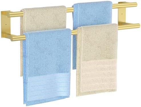 LUNLIDA 24in Double Towel Bar Stainless Steel 1