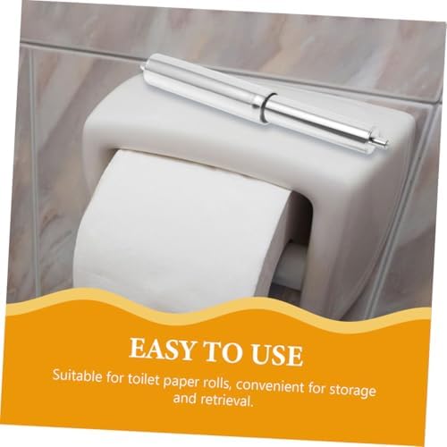 NUOBESTY 4Pcs Telescopic Toilet Paper Holder Replacement Rods