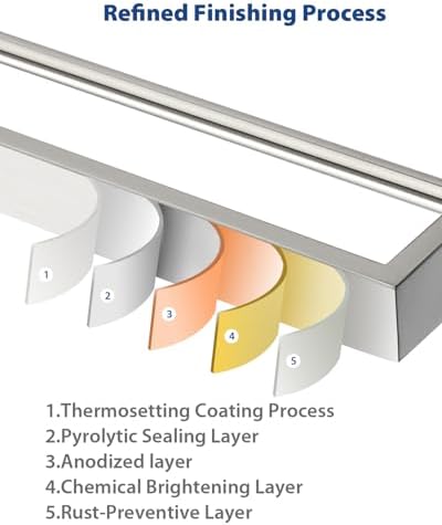 Alise Double Towel Bar 22 Inch Brushed Nickel