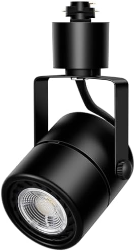 Motrackcao 10W Cool White Dimmable Track Light Heads 20-Pack Black
