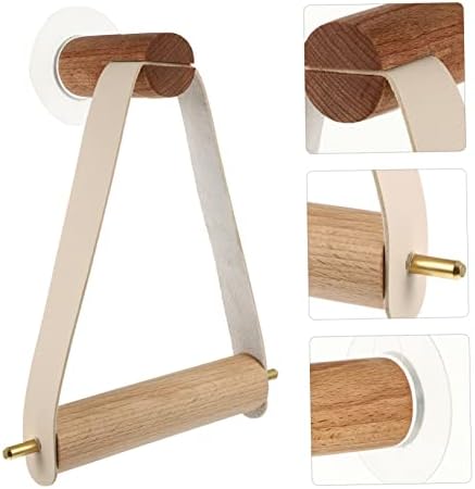 Vaguelly Wall Mounted Toilet Paper Holder with Towel Rack