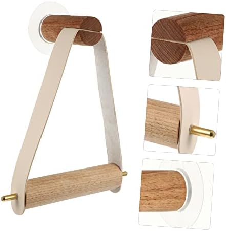 HOUDERCO Wall Mounted Toilet Paper Holder and Towel Rack