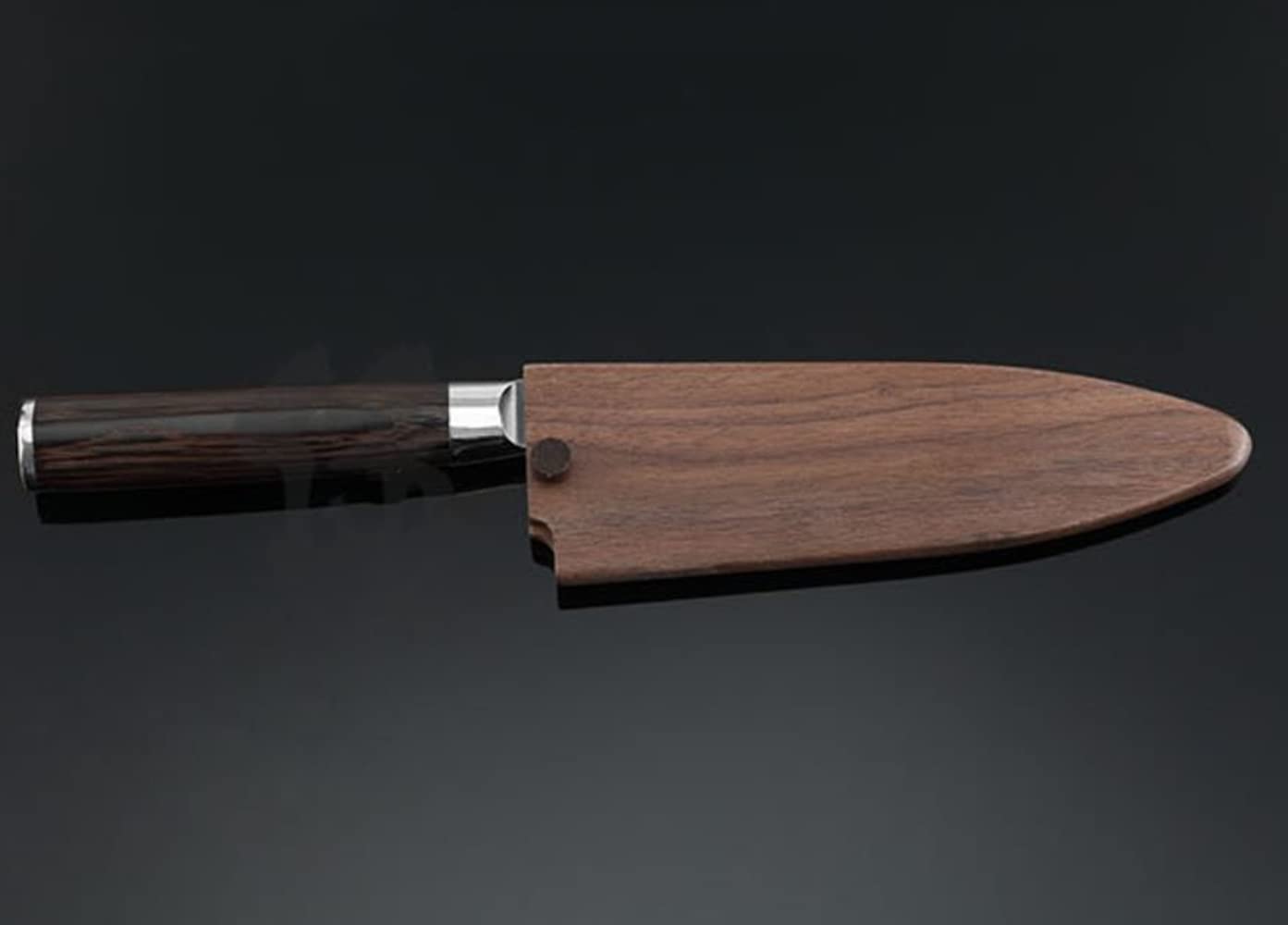 Aibote Handmade Black Walnut Wood Deba Knife Sheath Holder