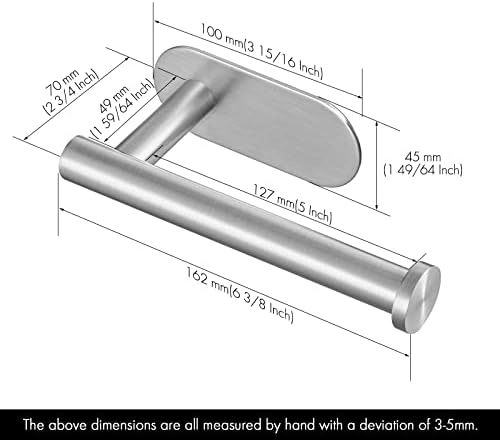 Rust-Resistent Self-Adhesive Towel Bar