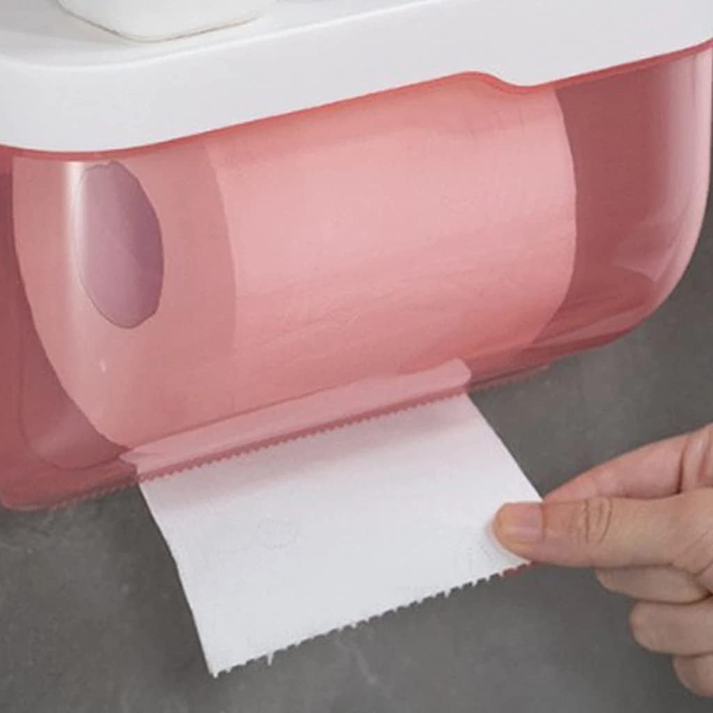 Waterproof Toilet Paper Holder Gray S Self Adhesive
