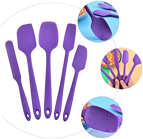 KICHOUSE 5pcs Silicone Spatula Baking Tool Set 1