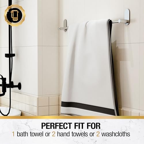 HITSLAM 30 Inch Self Adhesive Towel Bar No Drilling