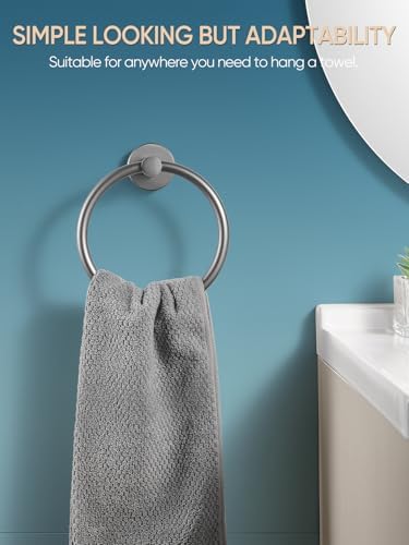 Cobbe Towel Ring - Bathroom Wall Mounted Holder