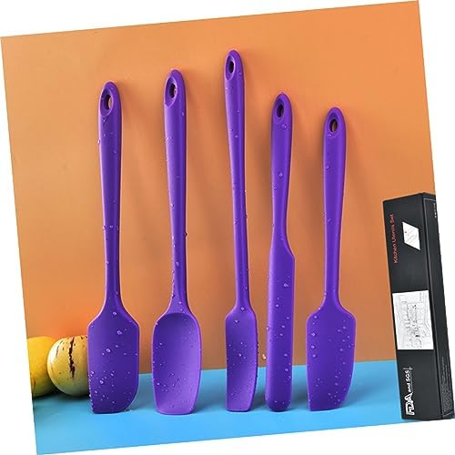 KICHOUSE 5pcs Silicone Spatula Baking Tool Set 1