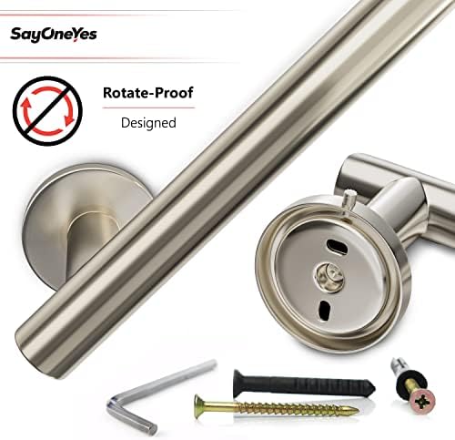 SAYONEYES Brushed Nickel Toilet Paper Holder 3 Pack 1